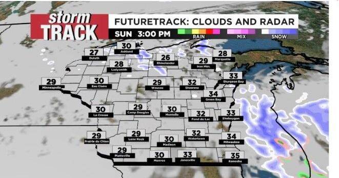 Cold and Cloudy End to the Weekend