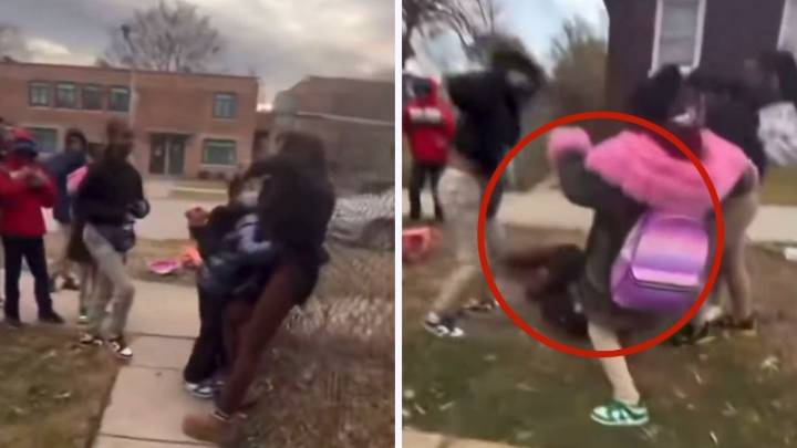 Niño de 4 años y su madre son atacados por un grupo de personas afuera de su escuela: “mami ayúdame, tengo miedo”