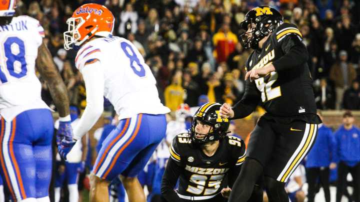 Former Missouri kicker Harrison Mevis back on NFL practice squad