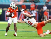 Syracuse football box score at No. 18 Miami