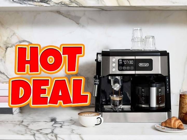 Amazon knocked a huge $130 off De'Longhi's combo coffee & espresso maker