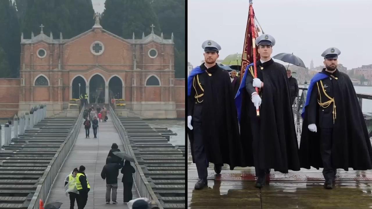 The bridge to the dead allowing Venetians to visit loved ones' graves on Day of the Dead