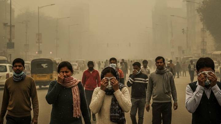 Delhi AQI: How winter smog is causing dry eyes