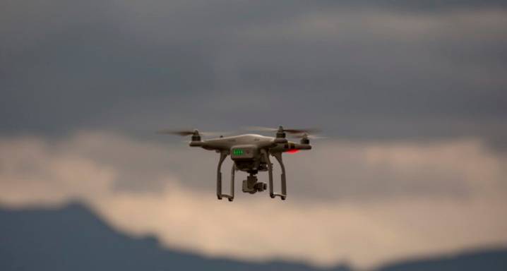 Pak drone sighted along International Border in Samba