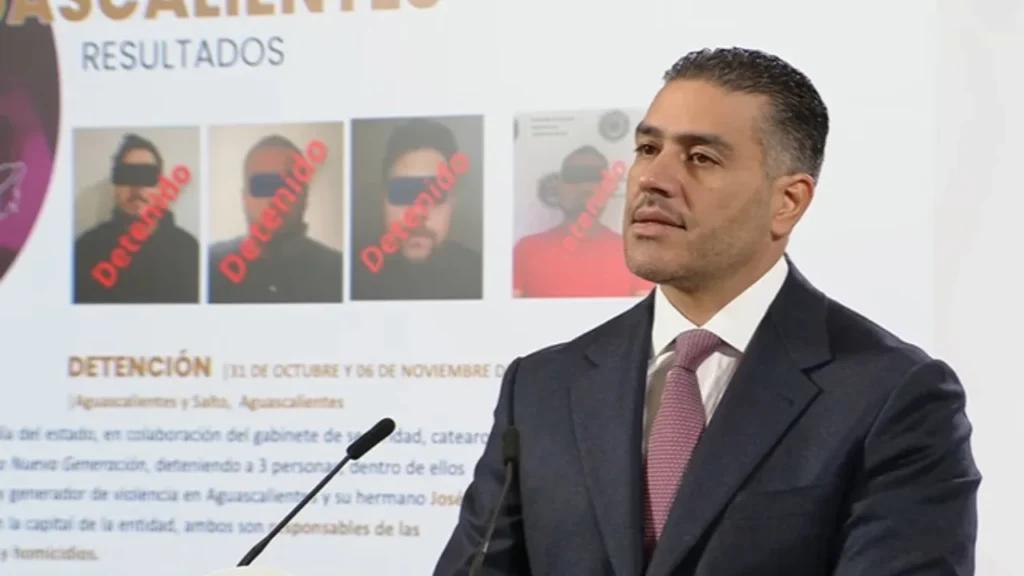 56% de líneas de extorsión están en 12 penales del país: García Harfuch