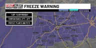 First Alert Weather: Freeze Warning in effect for all of central Alabama tonight