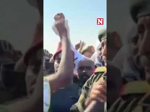 Sudan Leader Visits Refugees Fleeing Massacre In El