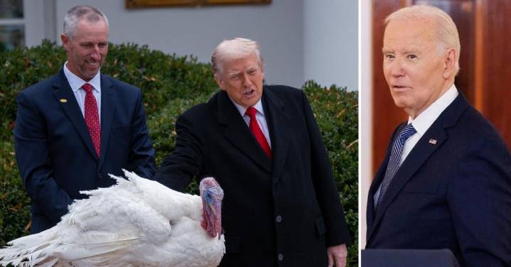 Donald Trump Mocks Joe Biden by Claiming Last Year's Turkey Pardon Was 'Totally Invalid' Due to Alleged 'Autopen' Use