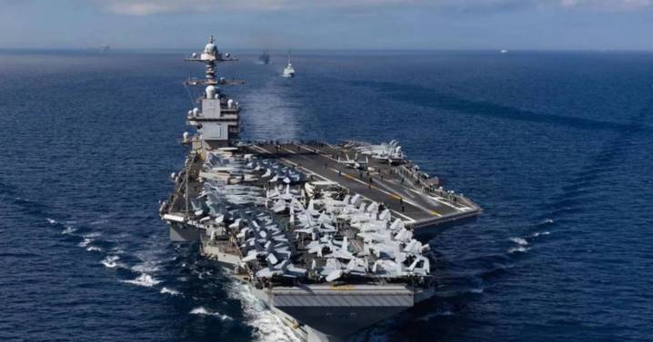 EEUU despliega su portaaviones más avanzado cerca de Venezuela