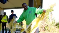 SEE IT: Mayor hosts Canal Cleanup Day at Lake Olmstead Trailhead