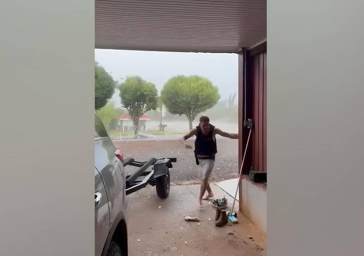 Video: granizo gigante de más de 14 cm destroza viviendas, vehículos y cultivos en varias ciudades del sur de Brasil
