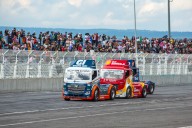 Salvador de Alba jr. por el campeonato de tractocamiones en la Súper Copa
