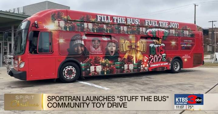 ‘Stuff the Bus’ toy drive underway