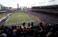 Kickoff time, TV set for Michigan-Northwestern game at Wrigley Field