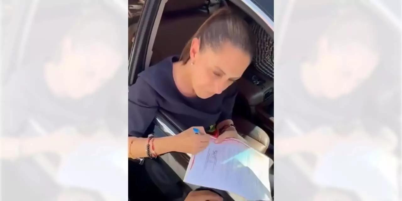 Detiene CNTE convoy de Sheinbaum en Chiapas; exigen mesa de negociación