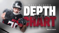 Falcons depth chart released for rematch vs. Carolina Panthers