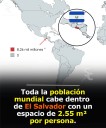 Toda la población mundial cabría dentro de El Salvador