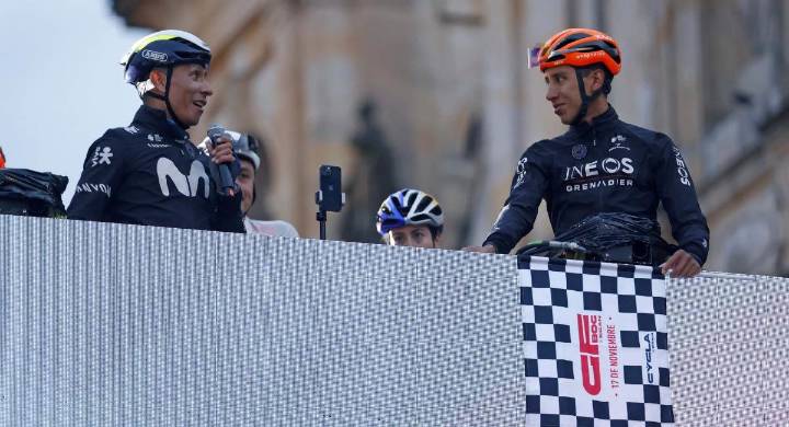 Nairo, Rigo y un par de estrellas más estuvieron presentes en el Gran Fondo de Egan Bernal