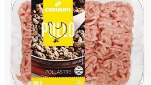 Alerta por salmonella en el preparado de carne burger meat de pollo del Consum