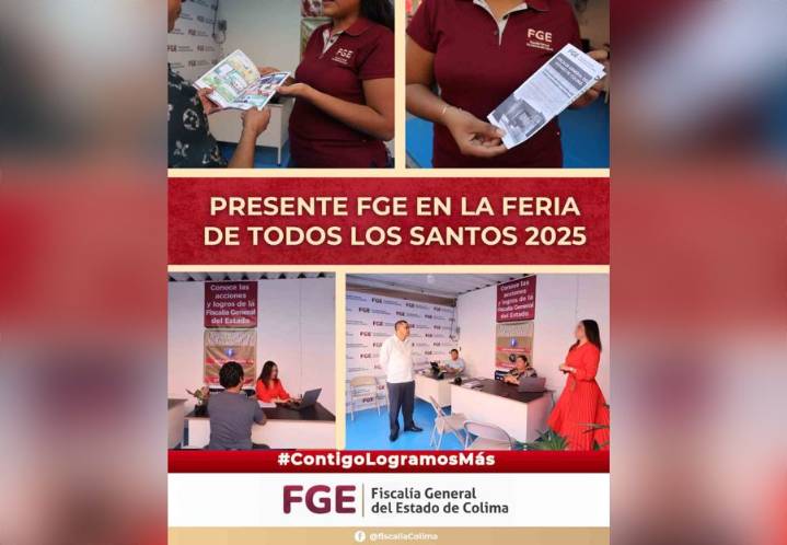 Presente FGE en la Feria de Todos los Santos 2025