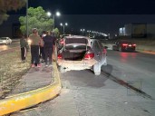 Choque con lesionado en Vialidad Sacramento y Callejón Calera