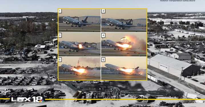 UPS cargo plane crash preliminary report shows engine separating during takeoff