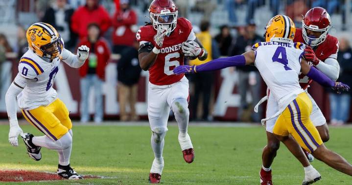 No. 8 Sooners survive three John Mateer INTs as defense delivers against LSU