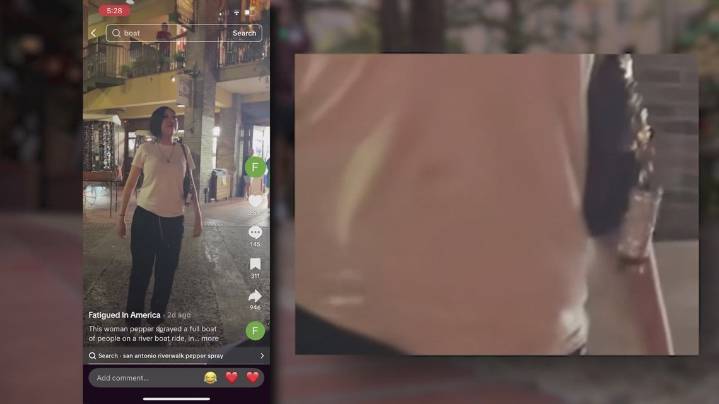 'That's so messed up': Police searching for a woman accused of pepper-spraying 8 people on a River Walk boat