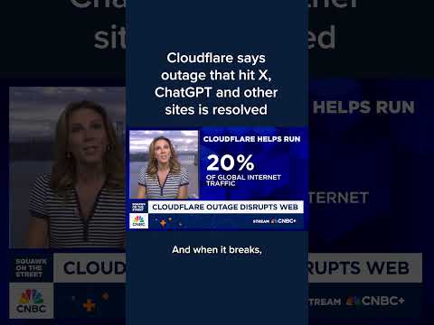 Cloudflare says outage that hit X, ChatGPT and other sites is resolved