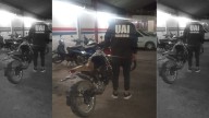 Circulaba en una moto robada y lo detuvieron en un operativo