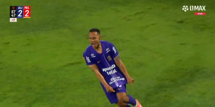 Gol agónico de Renzo Garcés para empate de Alianza Lima vs Melgar por Liga 1 2025