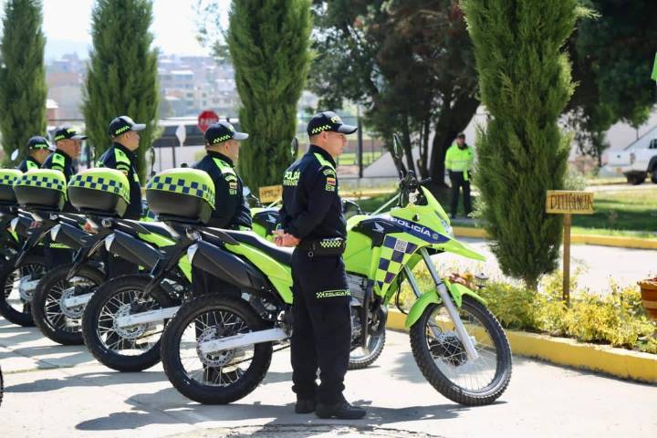 31 motocicletas llegaron a Boyacá para reforzar la seguridad de 7 municipios