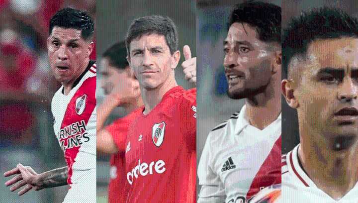 Fin del ciclo: los llamativos números de Enzo Pérez, Milton Casco, Nacho Fernández y Pity Martínez en River