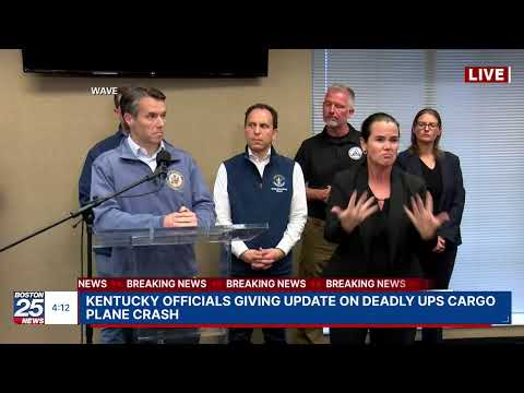 WATCH LIVE: Kentucky officials giving update on deadly UPS cargo plane crash