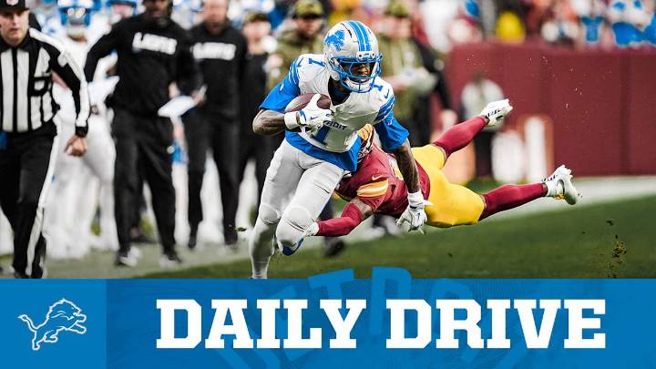 THE DAILY DRIVE: Lions QB calls Jameson Williams 'a cheat code' after electrifying breakout game