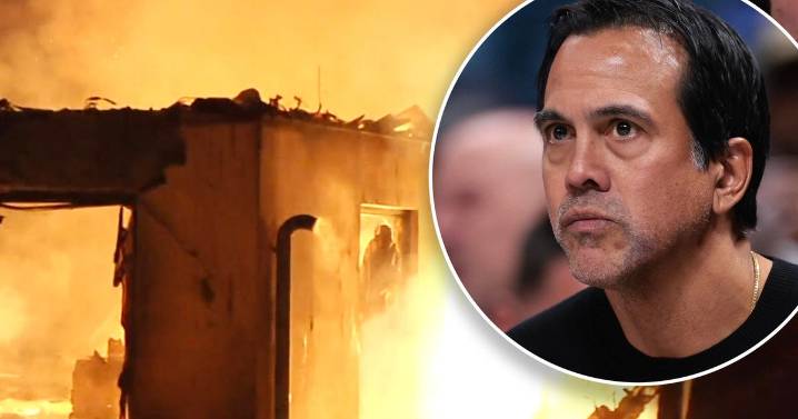 Massive fire destroys Miami Heat head coach Erik Spoelstra's home near Coral Gables