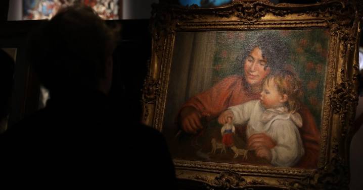Previously unseen Renoir painting of his son sells for over $2 million at auction
