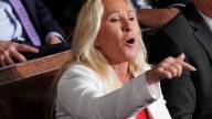 ‘America first and America only’: Marjorie Taylor Greene hits out at Donald Trump over H