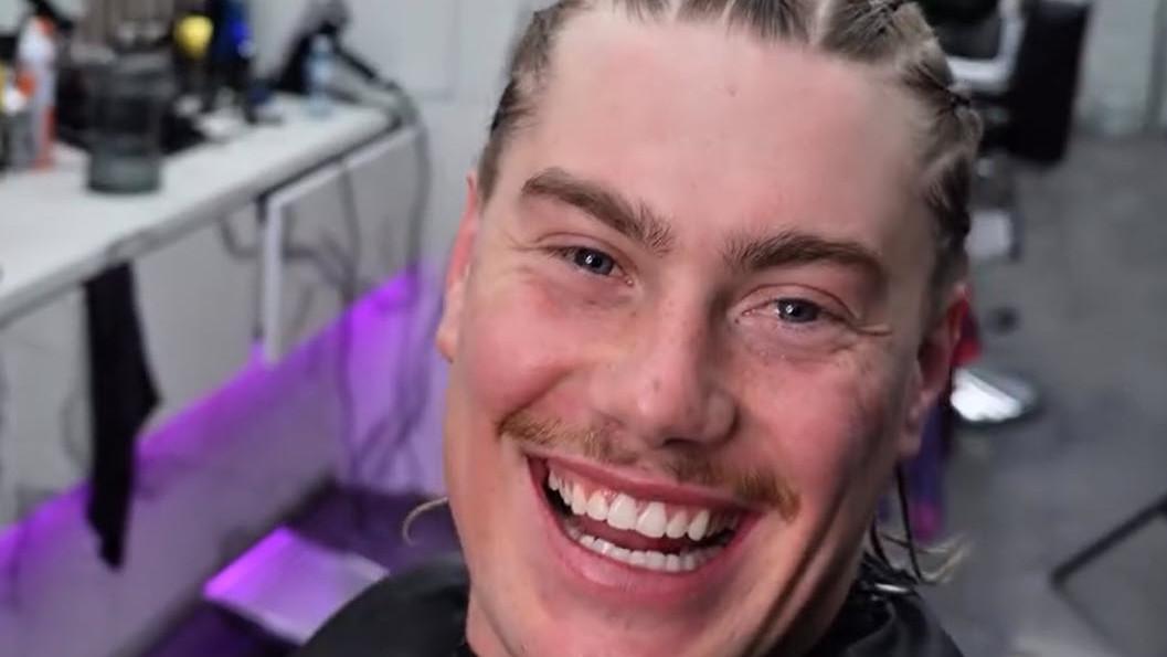 West Coast Eagles rising star Harley Reid sports new cornrows ahead of pre