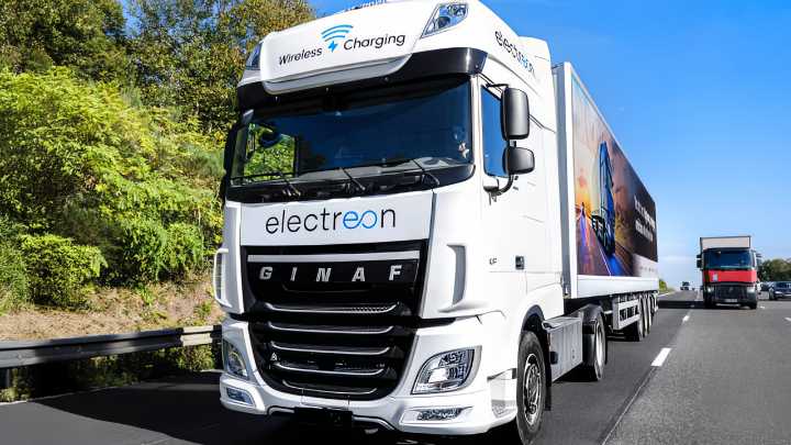 Wireless charging roads charge electric vehicles as they drive on highways