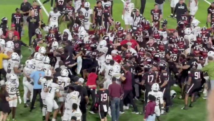 UL Coach Calls Texas State ‘Classless’ After Postgame Brawl