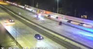 Traffic cameras show part of I-275 South shut down following crash