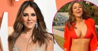 Elizabeth Hurley, 60, Stuns in Cherry Red Chain Bikini While Showing Off Her Figure: See the Hot Photos