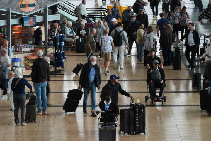 Las Vegas airport sees delays and canceled flights due to government shutdown