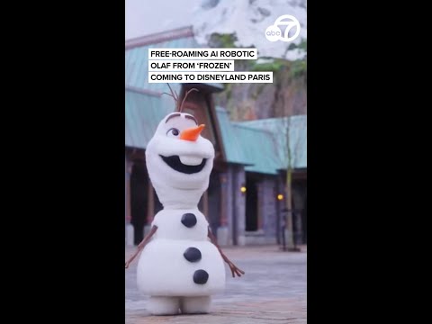 Free-roaming AI robotic Olaf from 'Frozen' coming to Disneyland Paris