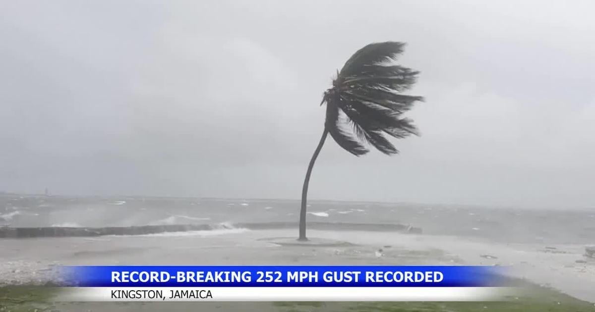 Record-breaking wind gust in Jamaica verified by National Science Foundation