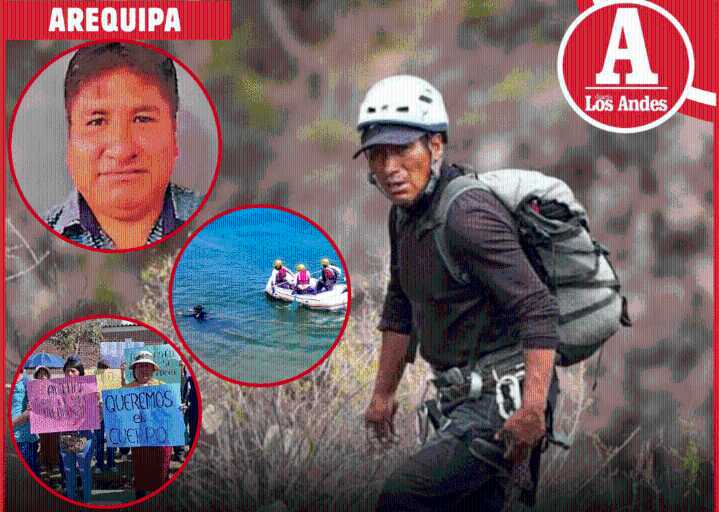 AREQUIPA: Eloy Cacya se une a la búsqueda de Félix Santos Choque en Aguada Blanca