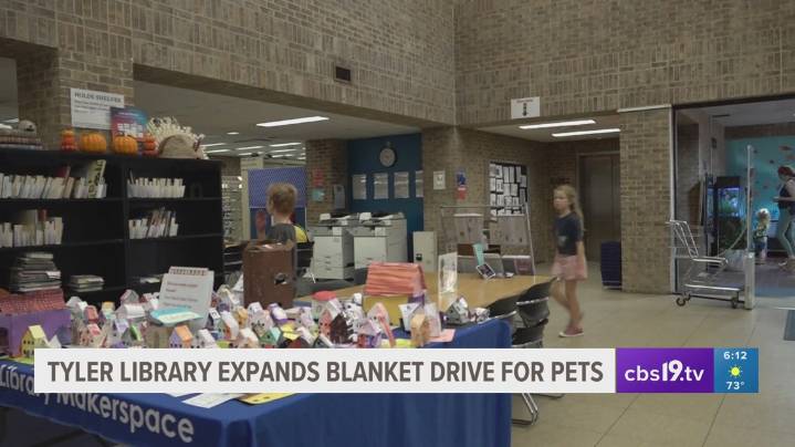 Tyler Library teaming up with animal services to keep pets cozy