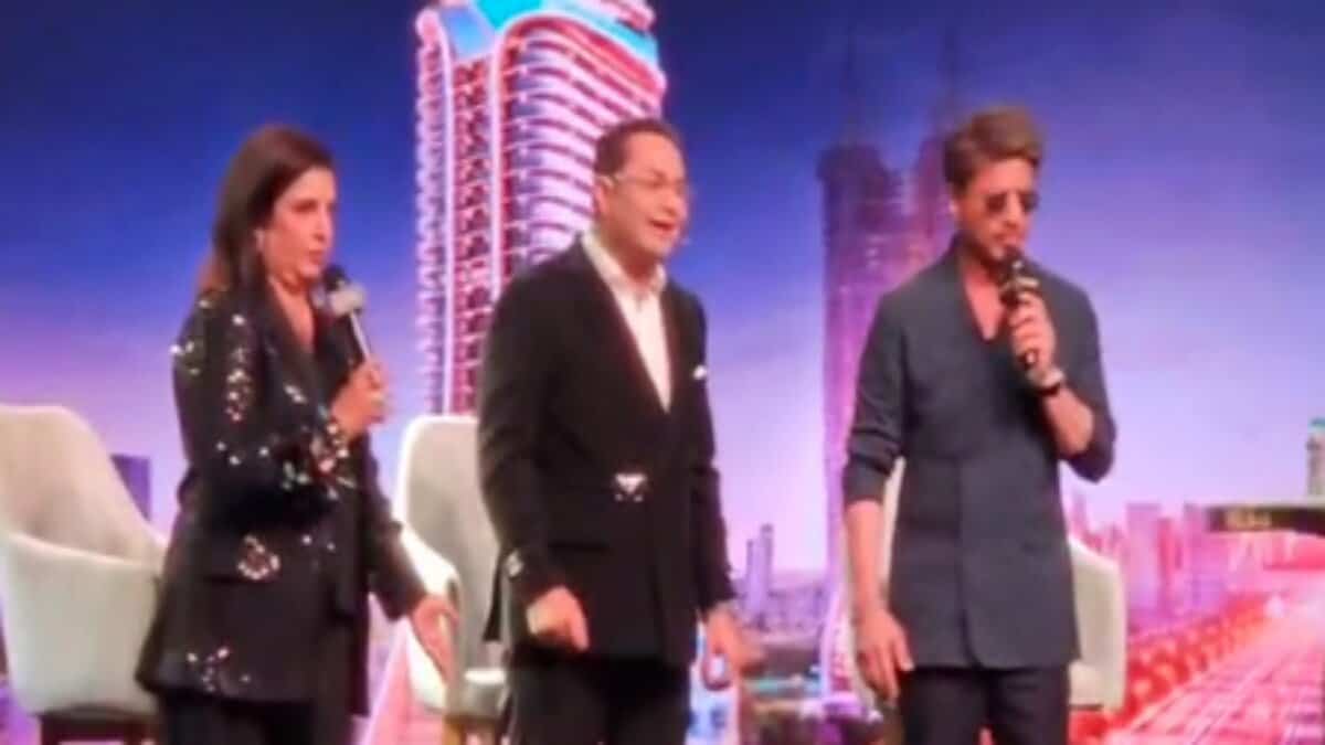 Shah Rukh Khan, Farah Khan break into ‘Chaiya Chaiya’ dance, make fans nostalgic