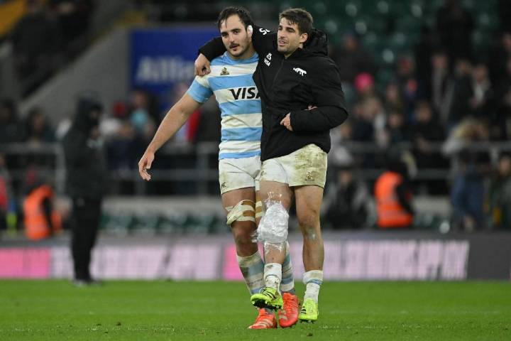 Duro golpe. Se confirmó la grave lesión de Juan Cruz Mallía en Los Pumas